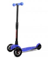 Buggy Boom Alfa 003-0192 Самокат детский трехколесный АЛЬФА с регулируемой складной ручкой (темно-синий 92)