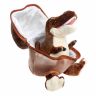 ABtoys 660276.003 Мягкая игрушка Dino World Динозавр в яйце, коричневый, 22 см