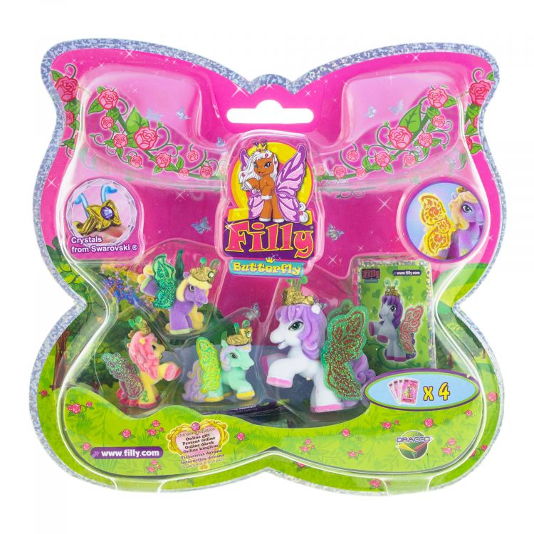 Набор игровой Filly Лошадки-бабочки с блестящими крыльями Nina