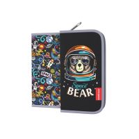 ErichKrause 46224ЕК Пенал-книжка ErichKrause 110x205x25мм Space Bear без наполнения