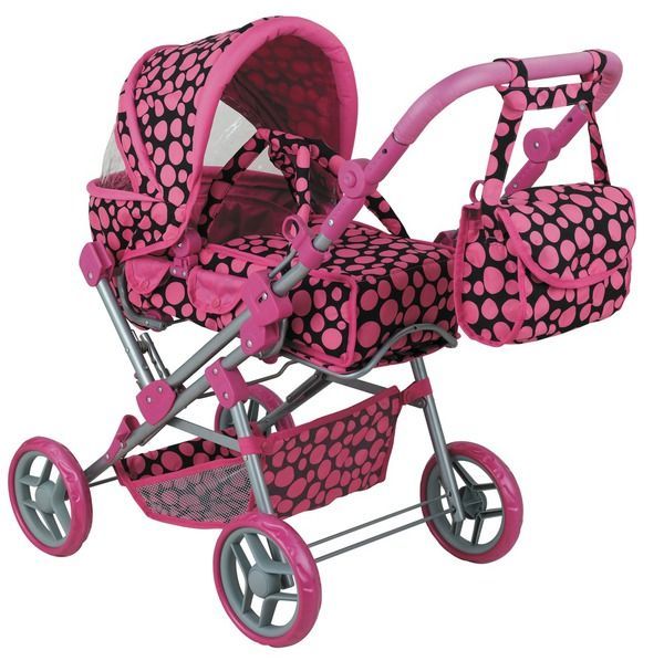 Melobo 8868F Коляска-трансформер для кукол, классическая Buggy Boom Infinia