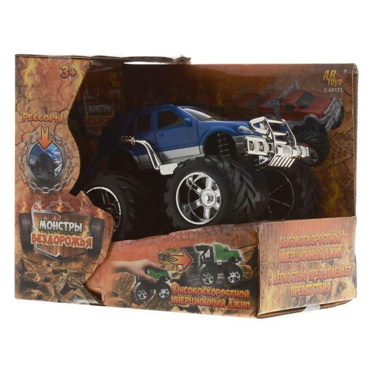 ABtoys C-00173 Джип инерционный "Монстры бездорожья"