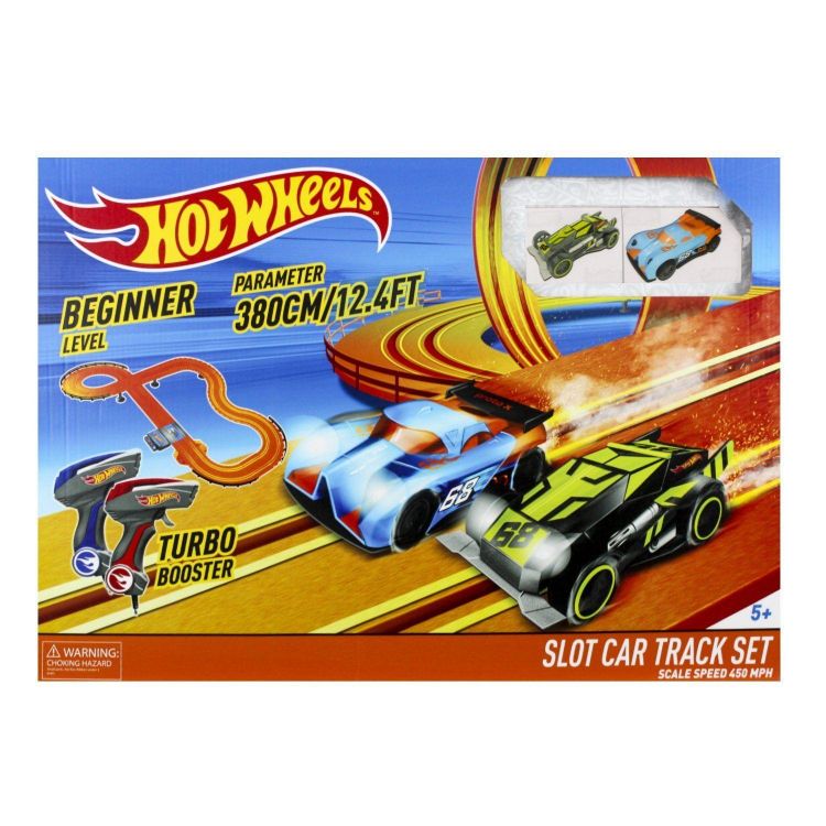 KidzTech 83107 Гоночный трек Hot Wheels 380 см, на батарейках