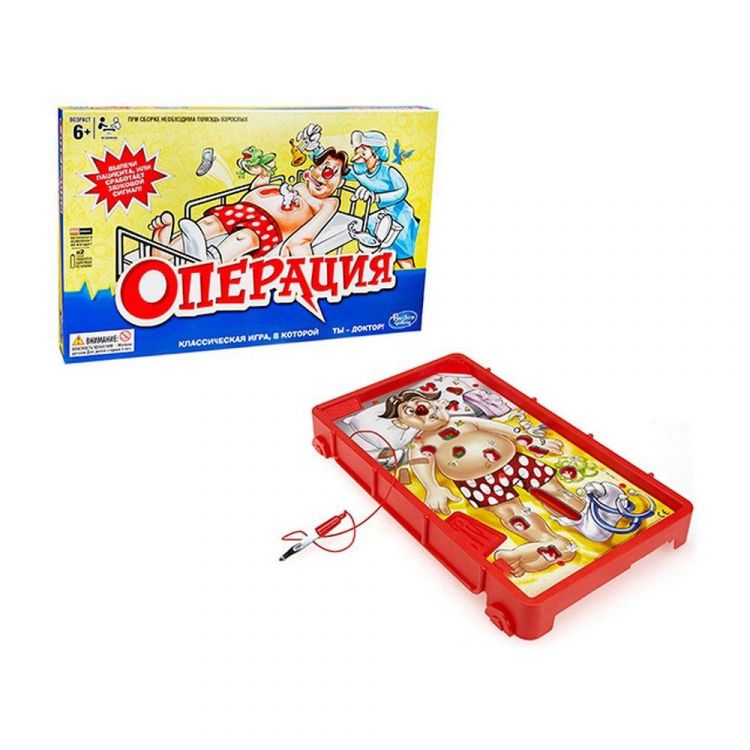 Hasbro B2176 Настольная игра Операция (обновленная)