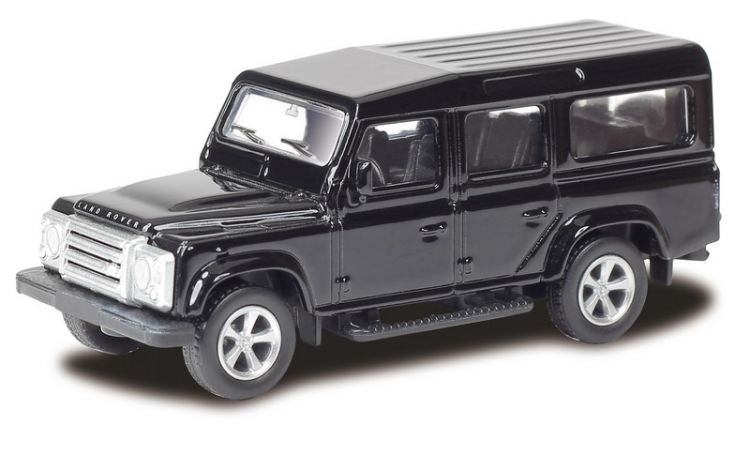 RMZ City 344010 Машинка металлическая Land Rover Defender, 1:64, цвет черный