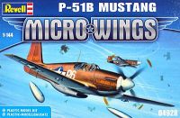 Revell 04928 Сборная модель Истребитель Р-51B Мустанг, серия Микро крылья, 1:144
