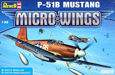 Revell 04928 Сборная модель Истребитель Р-51B Мустанг, серия Микро крылья, 1:144