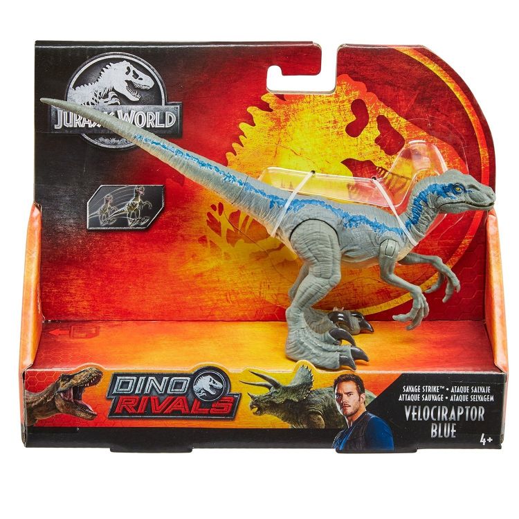 Mattel GCR55 Jurassic World Фигурка базовая Динозавр Велоцираптор Блю