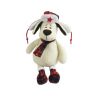 Teddy YSL18669 Мягкая игрушка Собака в ушанке с шарфом, 24 см