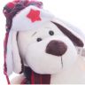 Teddy YSL18669 Мягкая игрушка Собака в ушанке с шарфом, 24 см