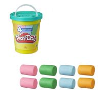 Hasbro E5208 Play-Doh Большая банка пластилина Плей до, 4 пастельных цвета