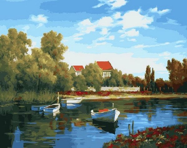 Color Kit CG932 CG932/Лодочные прогулки-картина по номерам