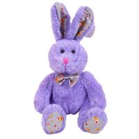 ABtoys M2068 Мягкая игрушка Кролик, сиреневый, 23 см