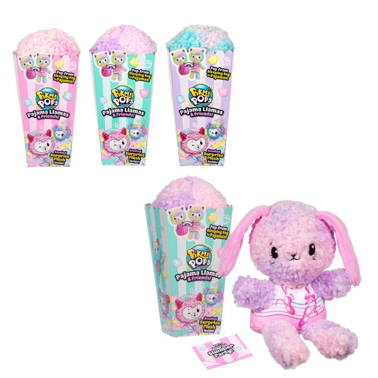 Moose 75491 Pikmi Pops Набор-сюрприз с 1 героем "Пижама Лама и Друзья", попкорн