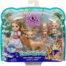 Mattel GNP17 Энчантималс Игровой набор Кукла Рейни Оленни и семья
