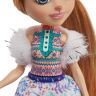 Mattel GNP17 Энчантималс Игровой набор Кукла Рейни Оленни и семья