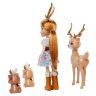 Mattel GNP17 Энчантималс Игровой набор Кукла Рейни Оленни и семья