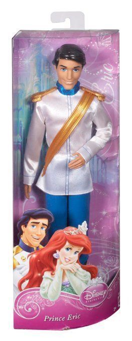 Mattel BDJ08 Кукла Принц Disney Эрик, 30 см
