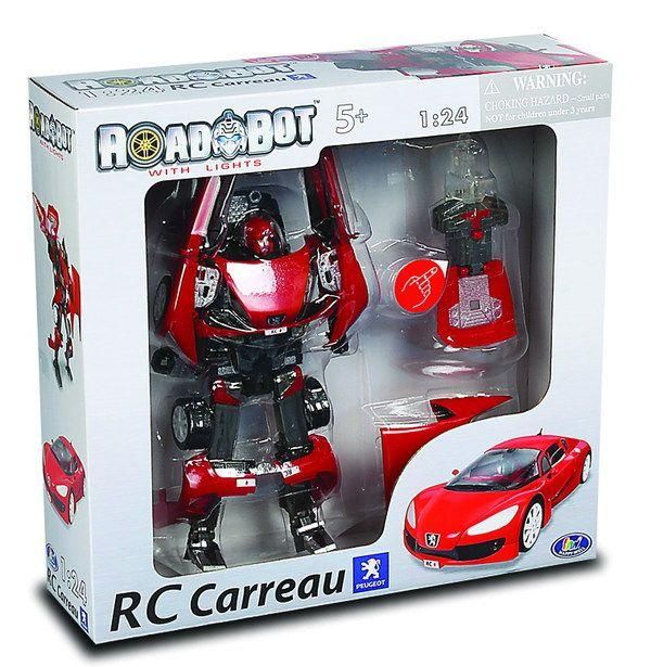 Робот-трансформер Peugeot Concept Car RC Carreau, 1:24, свет, звук