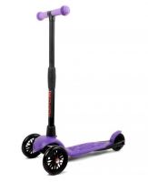 Buggy Boom Alfa 003-0193 Самокат детский трехколесный АЛЬФА с регулируемой складной ручкой (фиолетовый 93)