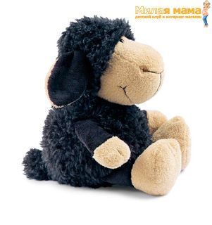 Nici 24657 Мягкая игрушка Овечка черная, 25 см