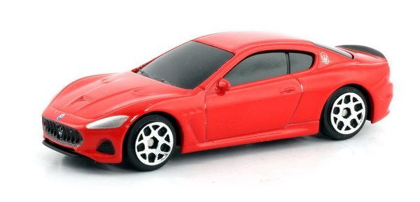 RMZ City 344993S-RD Машина металлическая Maserati GranTurismo MC 2018, без механизмов, цвет красный, 1:64