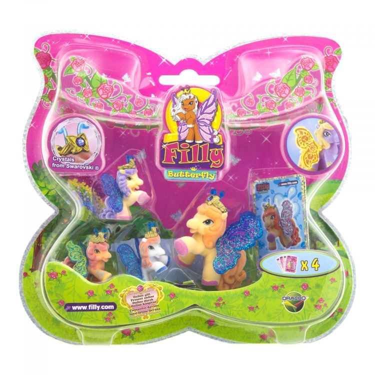 Набор игровой Filly Лошадки-бабочки с блестящими крыльями Splash
