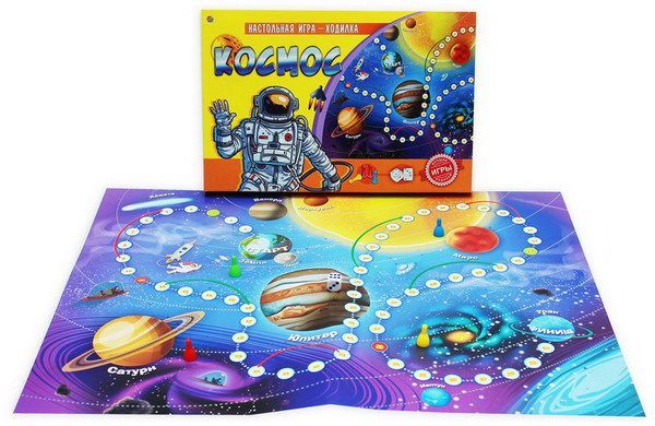 Рыжий Кот ИН-9182 Игра настольная-ходилка лучшая. КОСМОС
