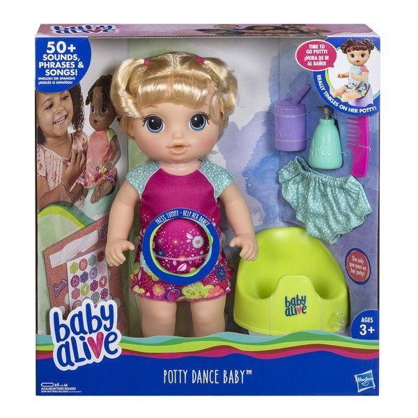 Hasbro E0609 Baby Alive Кукла Блондинка "Танцующая Малышка"