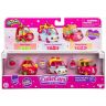 Moose 57137 Машинки Cutie Car S3 с мини-фигурками Шопкинс Италия на колёсах