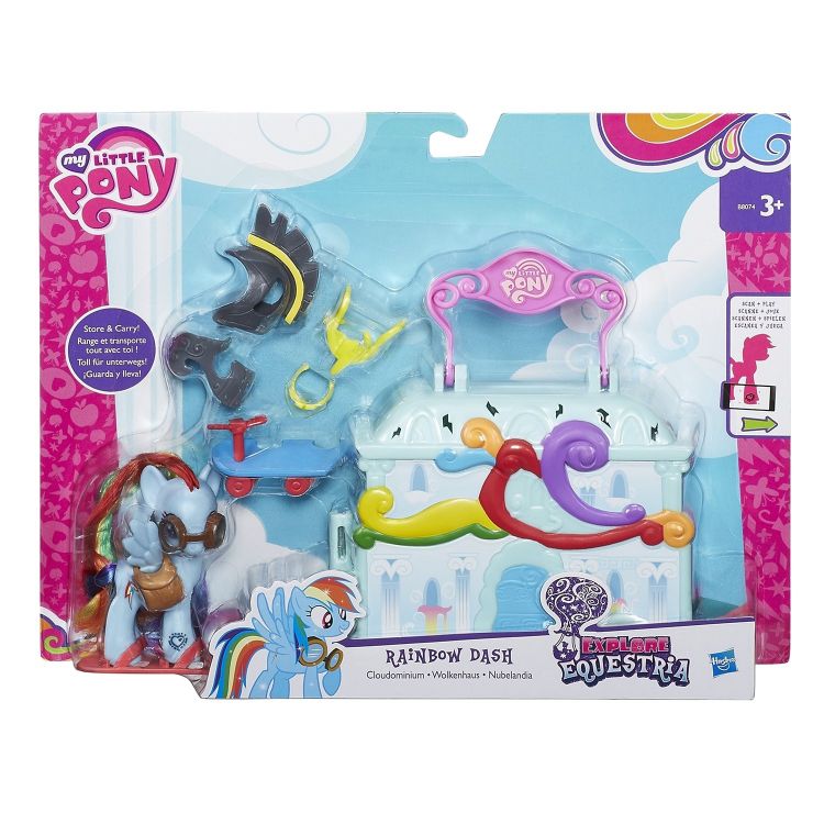 Hasbro B8074 MLP Серия "Explore Equestria" Игровой набор Коттедж Рэйнбоу Дэш