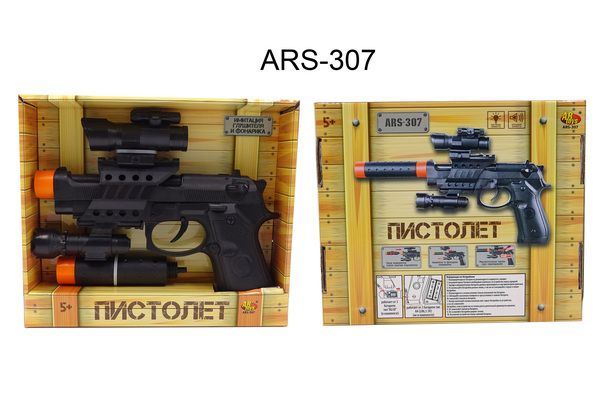 ABtoys ARS-307 Игрушечный пистолет со световыми и звуковыми эффектами