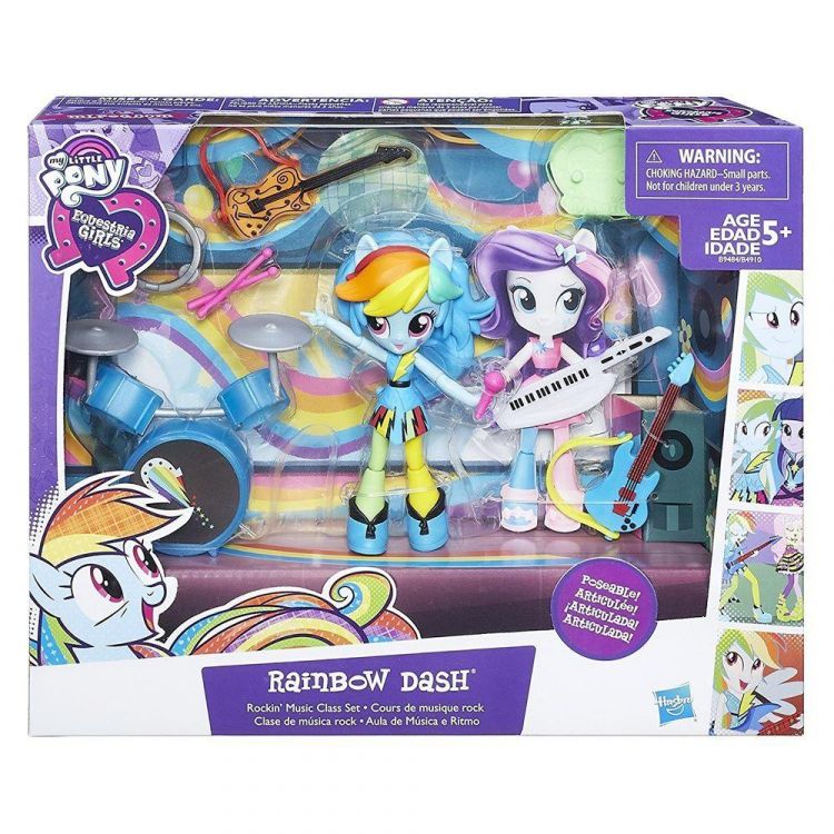 Hasbro B9484 MLP EG Minis Мини-кукла Музыкальный класс Радуги Дэш