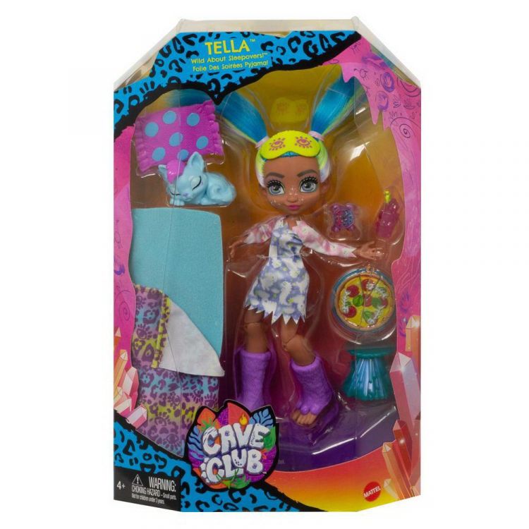 Mattel GTH06 Кукла Mattel Cave Club Пижамная вечеринка Теллы с аксессуарами