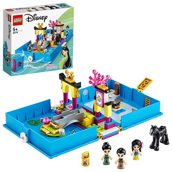 Lego 43174 Disney Princess Конструктор Лего Принцессы Дисней Книга сказочных приключений Мулан, 124 детали