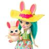 Mattel GJX32 Энчантималс Игровой набор Летний сад Банни Блумс
