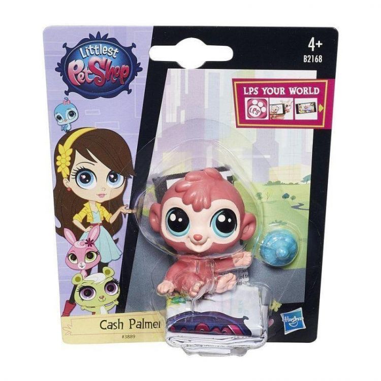 Hasbro B2168 LPS Зверюшка Обезьянка Cash Palmer (#3889)
