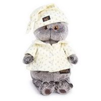 BUDI BASA Ks19-024 Мягкая игрушка BUDI BASA Кот Басик в пижаме 19 см