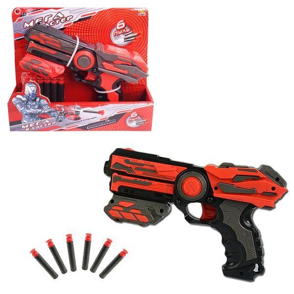 ABtoys PT-00811 Мегабластер, в наборе с 6 мягкими снарядами