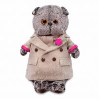 BUDI BASA Ks22-156 Мягкая игрушка BUDI BASA Кот Басик в кремовом пальто 22 см