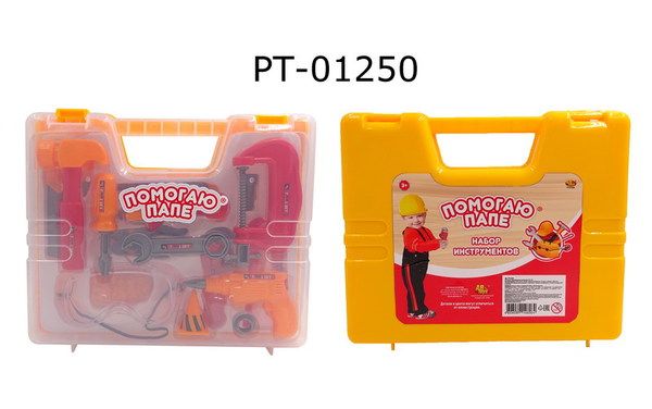 ABtoys (АБтойс) PT-01250 Помогаю Папе. Набор инструментов в чемоданчике