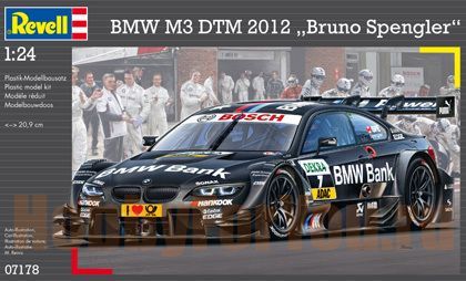 Revell 07178 Сборная модель Гоночный автомобиль BMW M3 DTM 2012 (Бруно Спенглер), 1:24