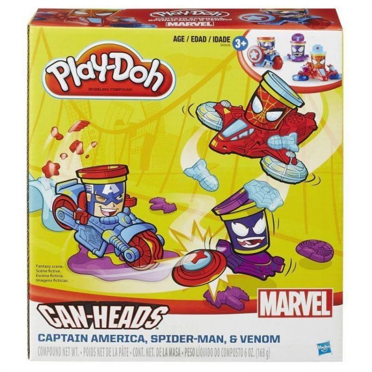 Hasbro B0606 Пластилин Play-Doh Игровой набор "Транспортные средства героев Марвел"