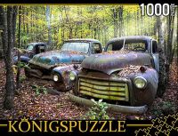 Konigspuzzle АЛК1000-8257 Пазлы Забытые машины, 1000 элементов