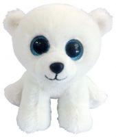 AB toys M0045 Мягкая игрушка Медвежонок полярный белый, 15 см
