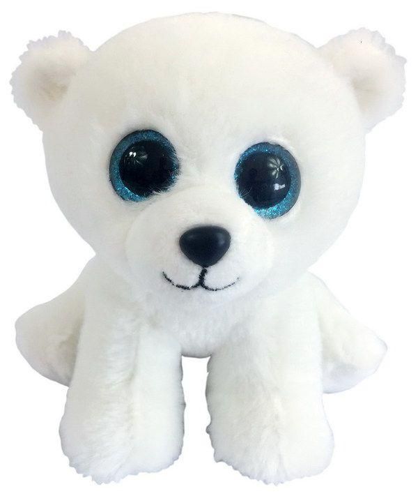 AB toys M0045 Мягкая игрушка Медвежонок полярный белый, 15 см