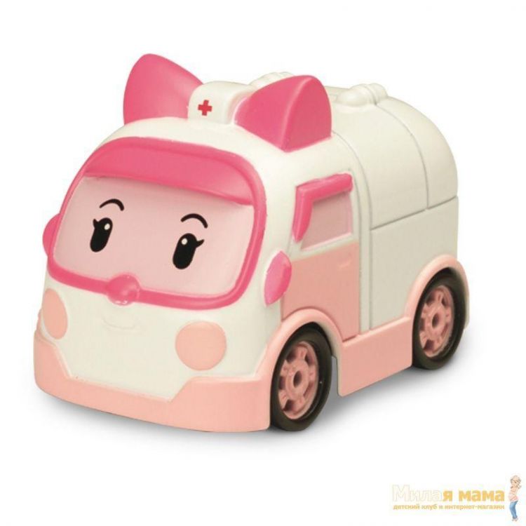 Robocar POLI 83163 Эмбер металлическая машинка 6см