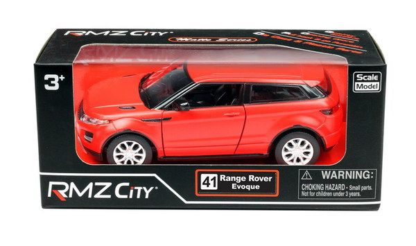 RMZ City 554008M(A) Машина металлическая Range Rover Evoque, 1:32, красный матовый цвет