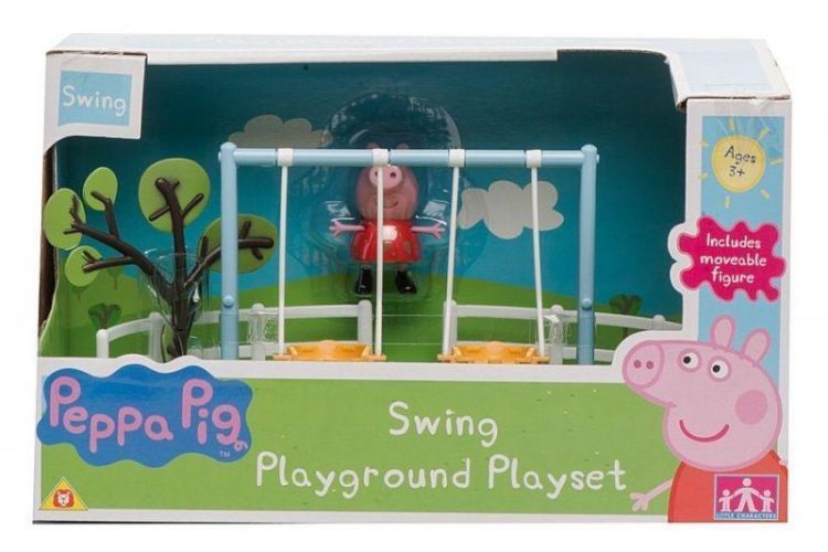 Peppa Pig 28776 Набор "Игровая площадка Пеппы" - Качели и фигурка Пеппы