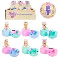 ABtoys PT-01091/1 Baby boutique Пупс-куколка (сюрприз) в шаре, с аксессуарами